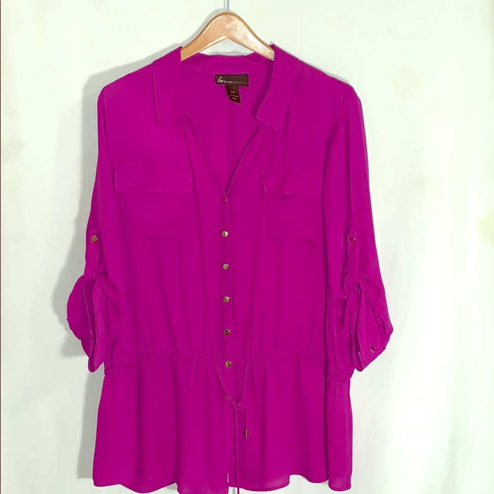 Lane Bryant Drawstring Blouse